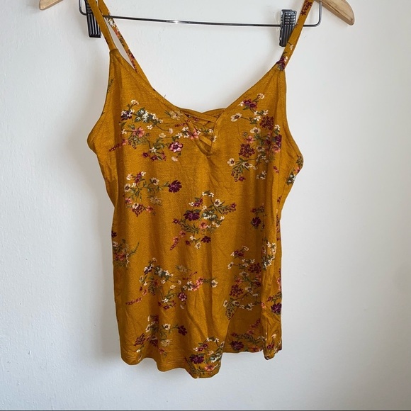 Pink Republic Yellow Floral Tank‎ Top Size Small. - Picture 1 of 10